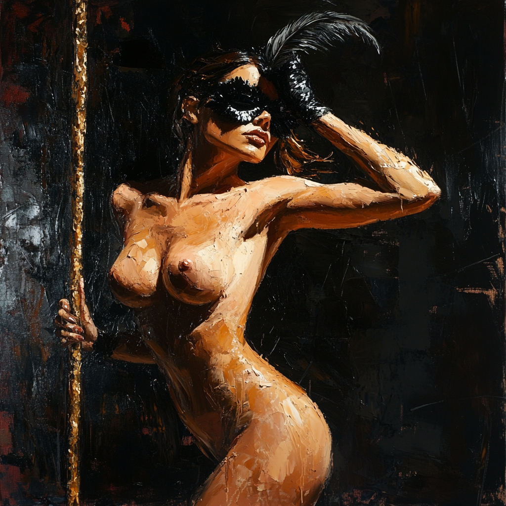 Anna Nativel, L’adresse de mes penchants, huile sur toile, 110×110 cm